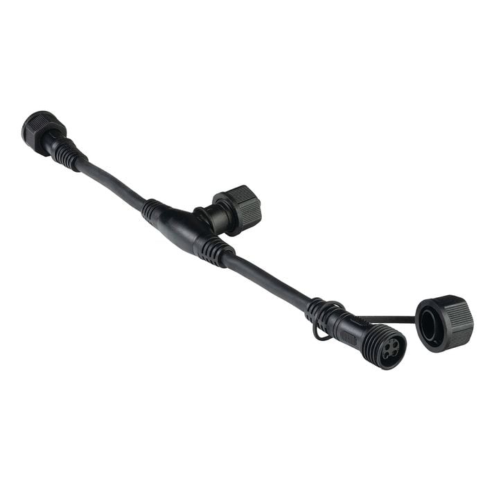 Brilliant Lighting T-Piece Connector - To Suit RGB Colour Garden Light