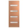 JN5 1980 x 40mm Glaze Frosted Entrance Door - 860mm
