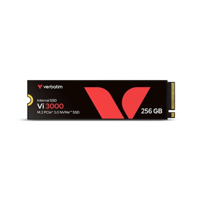 Verbatim Vi3000 M.2 Pcie Nvme Ssd Solid State Drive High Speed 256gb Black