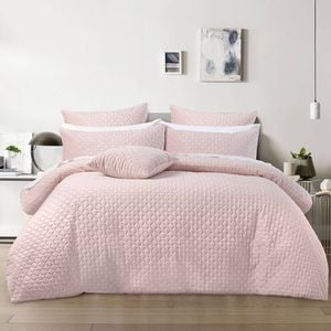Bianca Alden Blush Quilt Cover Set Super King