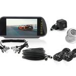 Elinz 7" Rearview Monitor Caravan 2 Reversing Camera 4PIN System Kit CCD Trailer cable - 7.0" | Wired Transmission | 4PIN System