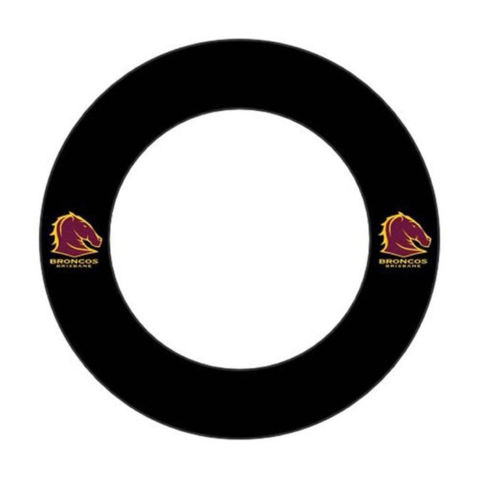 NRL Broncos Dartboard Surround Brisbane Team Design Universal Fit