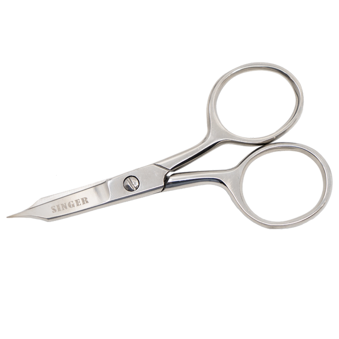 Singer 4" Curved Microtip Embroidery Scissors