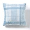 Dreamaker Wynter Reversible Faux Fur Cushion Blue 50x50cm