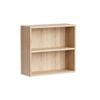 Kaboodle 500-599mm Almond Oak Customisable Shallow Med Wall Open Shelf