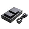 2x Battery + USB Dual Charger for Sony Camera NP-FW50 Alpha a3500 a37 a55 a5100 a6000 a6400 a6500