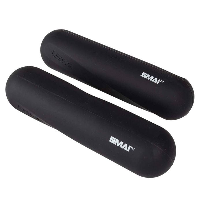 Smai Silicone Hand Weights - 1.5kg (pair) - Black