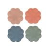 Ladelle Panama Resin Flower Decorative Bowl Reusable Multi-Purpose Assorted