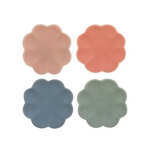 Ladelle Panama Resin Flower Decorative Bowl Reusable Multi-Purpose Assorted