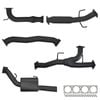 Ignite Exhausts Cat Back For Nissan Y62 Patrol Series 5 5.6l V8 3 Inch With Mid Section Hotdog 409 Stainless Steel