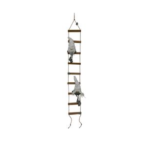 Colours Of Christmas Sparkle Gnome 177x25cm Sitting Rope Ladder