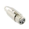 3 Pin XLR Female Mic to RCA Socket Audio Adaptor Pro Audio
