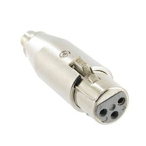 3 Pin XLR Female Mic to RCA Socket Audio Adaptor Pro Audio