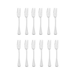 Tablekraft Elite Stainless Steel Cake Forks - Set 12
