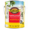 Cabot's 10L White Timbercolour® Low Sheen Deck & Exterior Paint