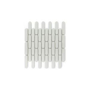Johnson Tiles 301 x 301mm White Satin Luna Mosaic Wall Tile