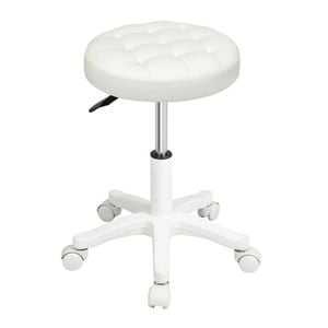 Levede PU Leather Salon Bar Stools in Beige Colour