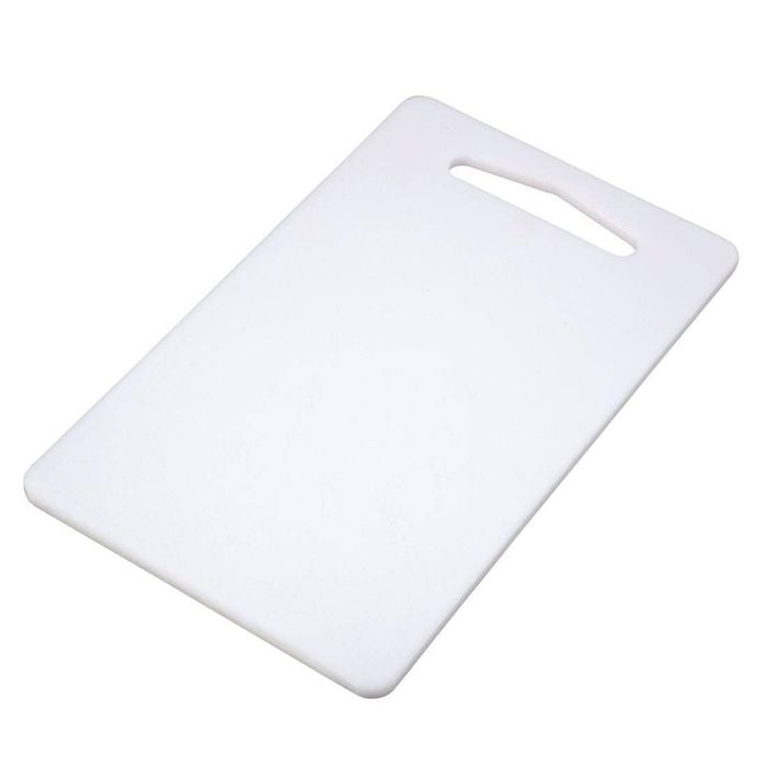 Hygiplas Low Density Cutting Board White 153x250x6mm Commercial Kitchen Bar Chopping Board
