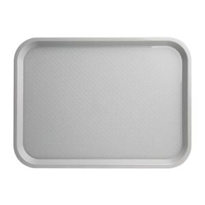 Olympia Kristallon Polypropylene Fast Food Tray Grey Large 450 X 350mm Commercial Canteen Kitchen Storage P508