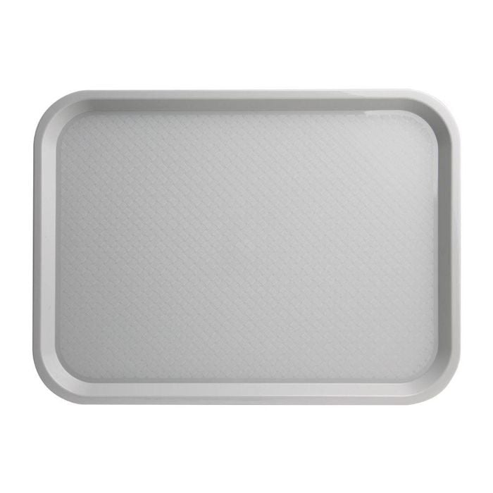 Olympia Kristallon Polypropylene Fast Food Tray Grey Large 450 X 350mm Commercial Canteen Kitchen Storage P508