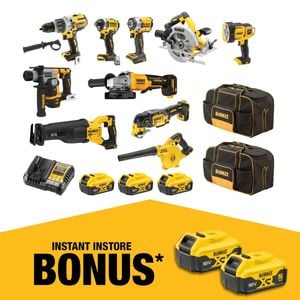 DeWALT 18V XR 10 Piece Combo Kit DCZ1085P3-XE