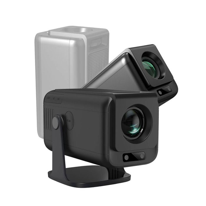 Laser Android Multi-Angle LED Projector 1080p (Black)