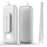 Splendid Living Battery Case for Apple Vision Pro Holder with Belt Clip Shoulder Strap Cover VR White