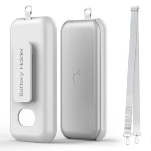 Splendid Living Battery Case for Apple Vision Pro Holder with Belt Clip Shoulder Strap Cover VR White
