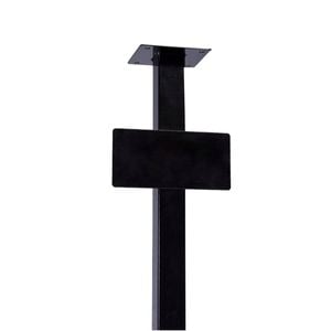 Sandleford Black Heavy Duty Letterbox Post With Number Plate