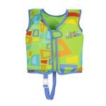 Bestway M/L Green Swim Safe ABC Aquastar Fabric Kids Swim Vest