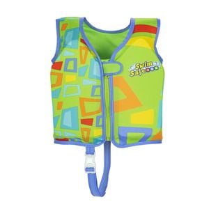 Bestway M/L Green Swim Safe ABC Aquastar Fabric Kids Swim Vest