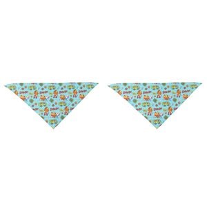 2PK The Stubby Club Scooby-Doo Themed Dog Bandana Small