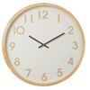Amalfi Leonard Wall Clock 61cm - Natural/White