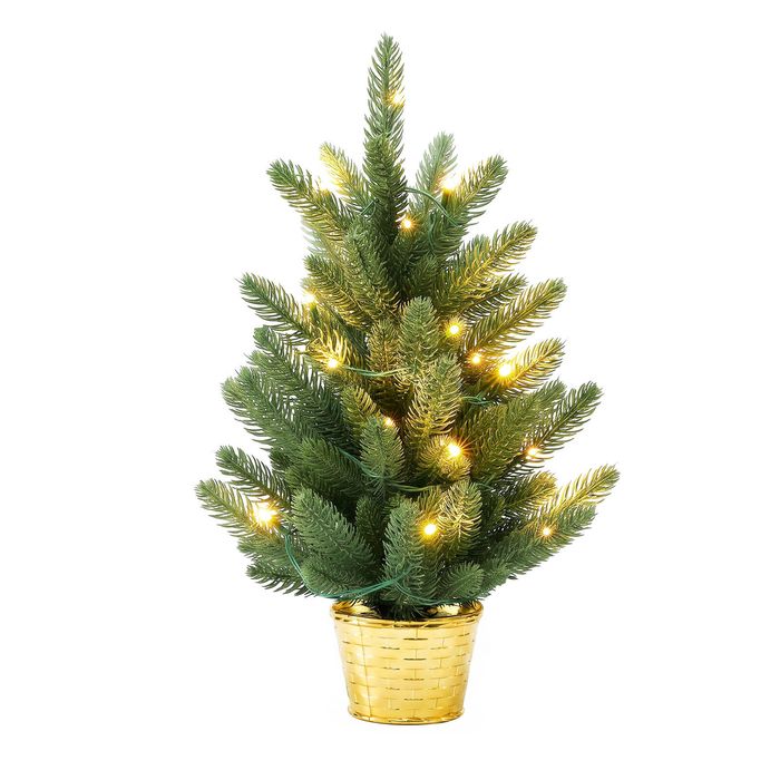 Jingle Jollys 45cm Artificial Christmas Tree  Mini Christmas Tree Warm Light