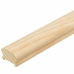 60 x 42mm Untreated Clear Pine Shaped Handrail