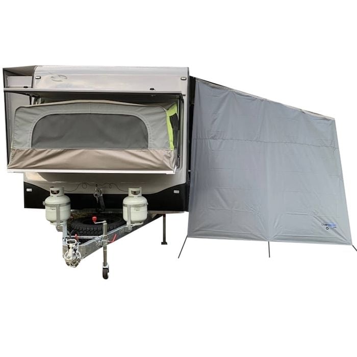 Campsmart Waterproof Caravan Privacy Screen End Wall Annexe for Roll Out Awning
