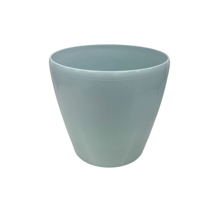 Moda 18cm Blue Round Premium Self Watering Plastic Pot