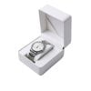 Catzon Watch Box Single Slot Portable Organizer Display Case-white