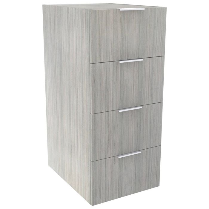 Lugna 1024 x 450 x 580mm Mist 4 Drawer Ready to Assemble Unit