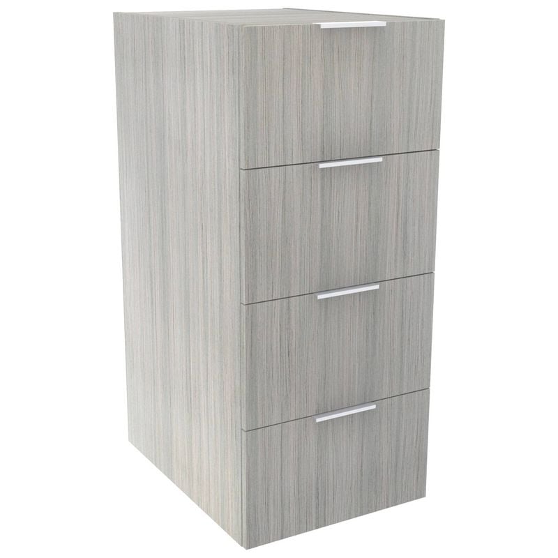 Lugna 1024 x 450 x 580mm Mist 4 Drawer Ready to Assemble Unit