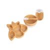 Tiny Dining 4pc Unicorn Bamboo Suction Baby Feeding Set