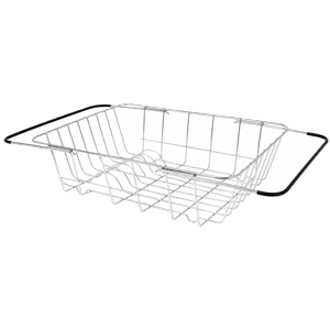 Seymours Chrome Expanding Dish Rack With Protective Arm Coating