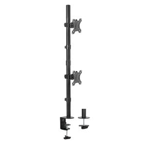Activiva Dual-Screen Articulating Vertical Monitor Arm for 13-22" Screens- Black