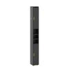 Costway Adjustable Narrow Pantry Cabinet w/Multiple Storage Spaces Black