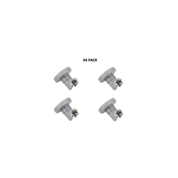 Dishwasher Upper Top Basket Wheels Kit Of X4 (Rollers) 697410197KIT, suits Smeg