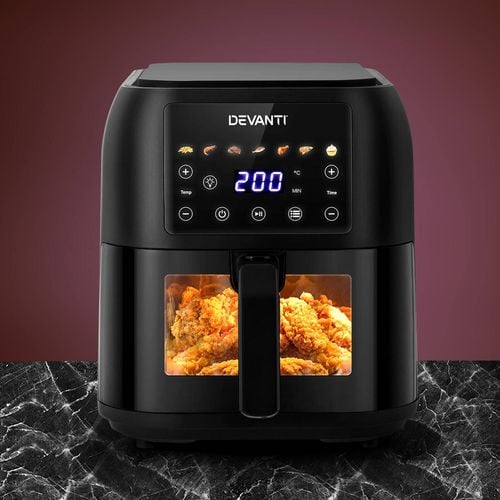 Devanti Air Fryer 8L LCD Fryers Bunnings Australia