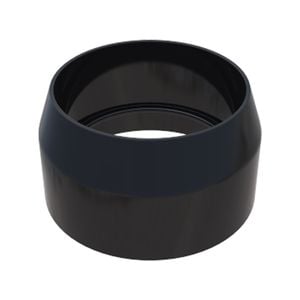 Marley 80mm to 90mm Black RP80® Adaptor