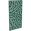 ProtectorAl 300-1200 x 1201-2400mm Dark Green/Gloss White Large Leaf Unframed Composite Deco Panel