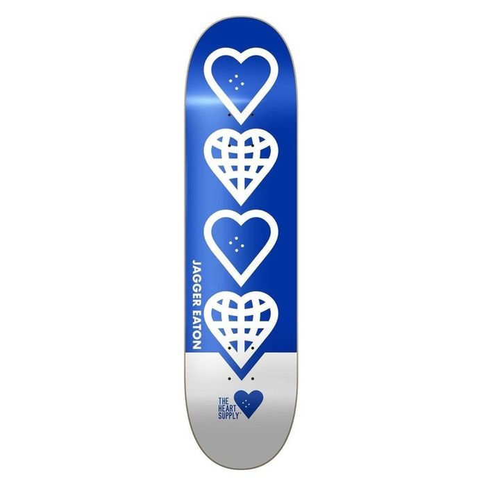 The Heart Supply Jagger Eaton 8.25" Skateboard Pro Premium Durable Decks - Blue