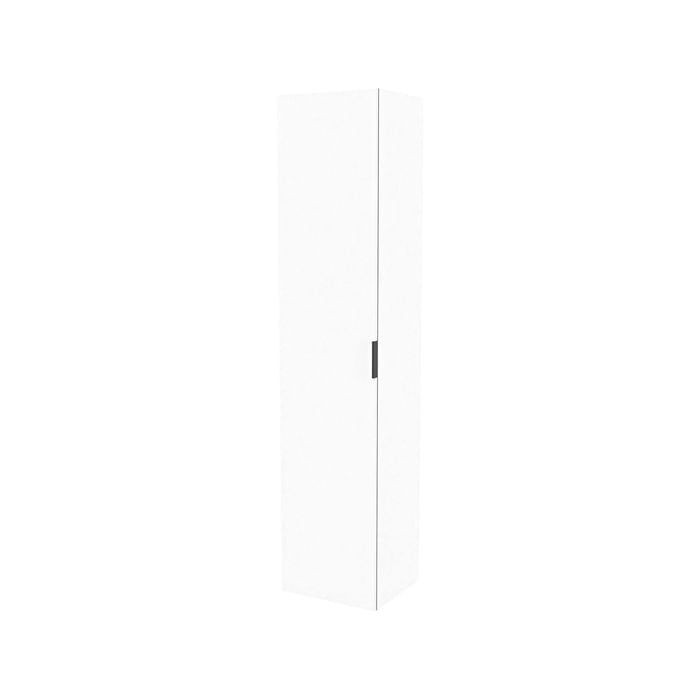 Lugna 2048 x 450 x 380mm White 3 Shelf 3 Drawer Right Hinged Door Storage Cabinet